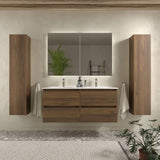Meuble de Salle de Bain Suspendu avec Lavabo Salgar Bequia 120 cm