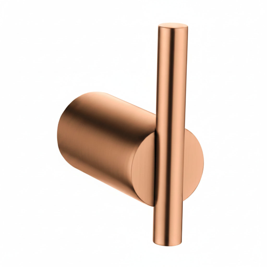Percha Individual Oro Rosa Cepillado Serie Time de Medimex
