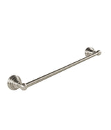 Towel holder 60 cm wide round in steel colour and finish Tres Accessories