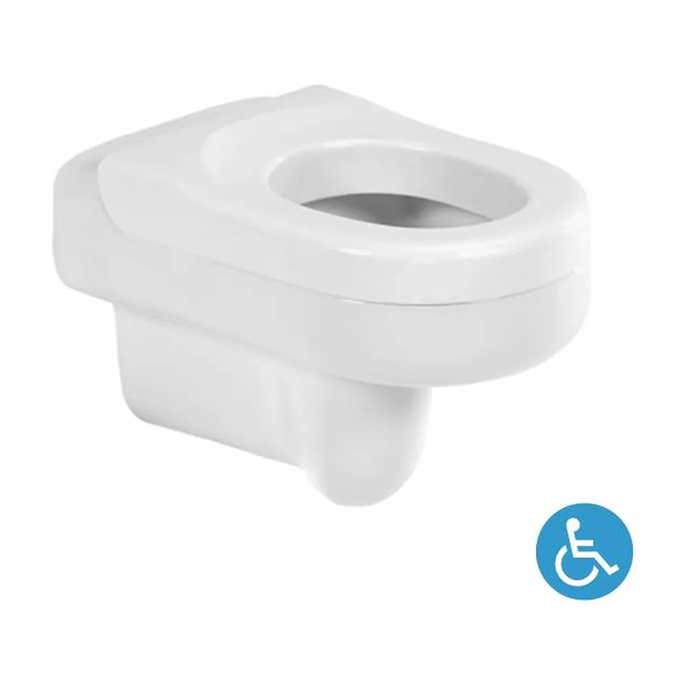 Inodoro Suspendido Adaptado Movilidad Reducida New WCCare Unisan Blanco - Vista 1
