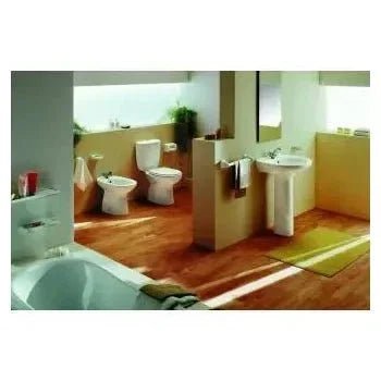 Bidé a suelo monobloc blanco con tapa opcional para baño moderno Benissa de Unisan 6