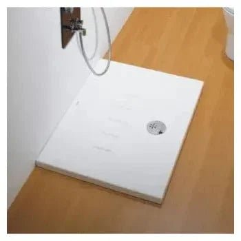 Plato de ducha extraplano 100x90 cm arcilla refractaria color blanco Waterline de Unisan 3