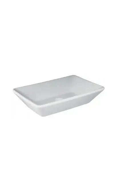Lavabo sobre encimera 60 cm blanco diseño moderno y elegante SIGN de Unisan