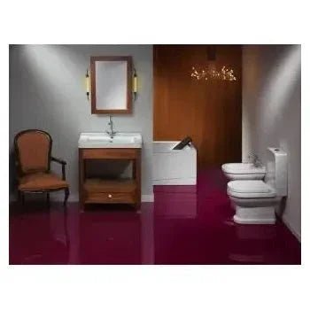 Bidé a suelo 37 cm en vitreous china color blanco Vintage de Unisan 2