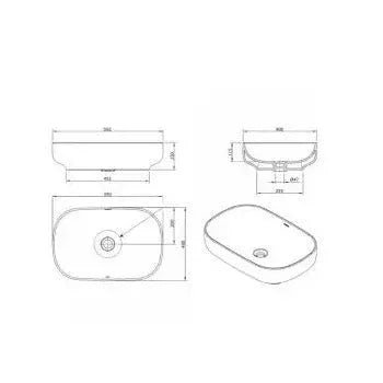 Lavabo de sobre encimera porcelana mate vítrea taupe de Unisan 4