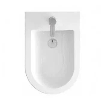 Bidé suspendido de porcelana blanca de alta calidad para baño moderno URBY de Unisan 2