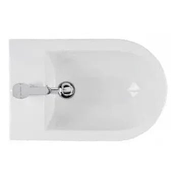 Bidé de suelo cerámica vitrificada blanca para baño moderno BTW monobloc de Unisan 2
