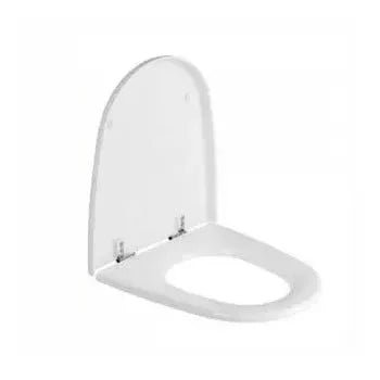 Tapa y asiento de inodoro clásica en duroplast 42.9x41.1 cm blanco Aitana de Unisan 2