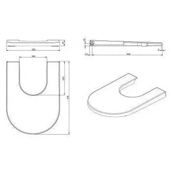 Tapa de bidé duroplast color blanco resistente y duradera Urby de Unisan 3
