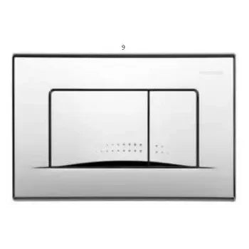 Cisterna de doble descarga para inodoros con fijación en la pared ideal para baños modernos WALLFIT de Unisan 11
