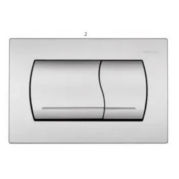 Cisterna de doble descarga para inodoros con fijación en la pared ideal para baños modernos WALLFIT de Unisan 4