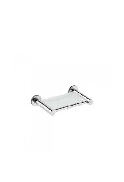 Jabonera de latón con acabado cromo para baño 17 cm PRESTIGE de Unisan
