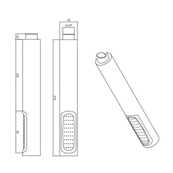 Grifo monomando empotrable para ducha latón acabado cromo Master 40 de Unisan 6