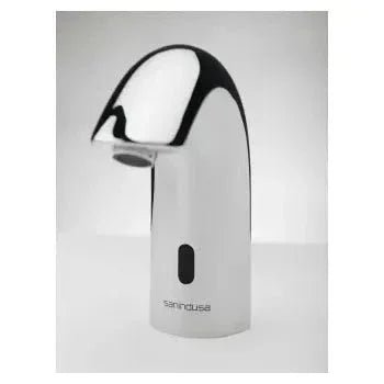 Grifo electrónico de lavabo de latón con acabado en cromo Hera de Unisan 2