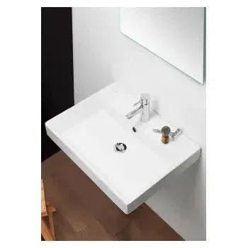 Grifo monomando para lavabo con válvula de desagüe eficiente Icone de Unisan 2