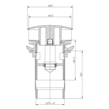 Grifo de lavabo monomando alto en latón negro de alta calidad Line 42 de Unisan 4