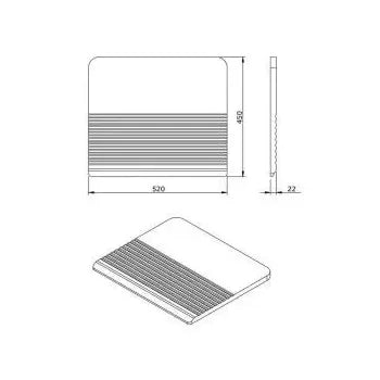 Mueble para lavadero en tablero aglomerado y melamina color blanco Blink de Unisan 9