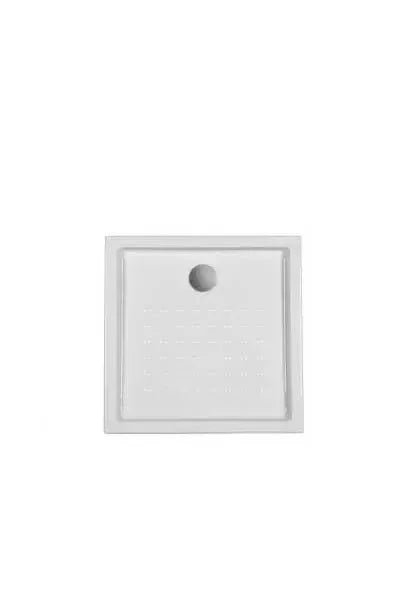 8 plato Encastrable de ducha 70 cm acrílico blanco resistente y elegante Mosaico de Unisan