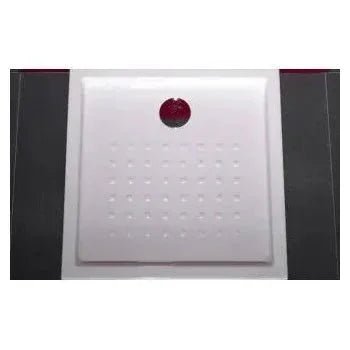 8 plato Encastrable de ducha 70 cm acrílico blanco resistente y elegante Mosaico de Unisan 2