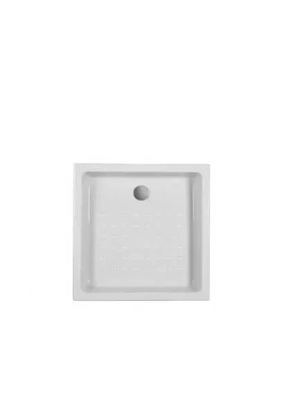 Plato de ducha de 75 cm acrílico blanco para baño moderno Mosaico de Unisan