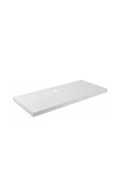 Plato de ducha rectangular acrílico blanco 180 cm en oferta Open de Unisan
