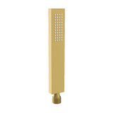 Fine Square Brushed Gold Handheld Shower Head by Valaz