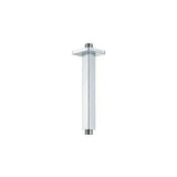 Chrome finish square ceiling sprinkler arm 2x20 cm by Valaz