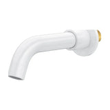 Tuyau rond 15 cm blanc avec filetage demi pouce de Valaz