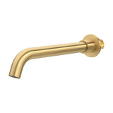 Caño redondo 26 cm oro mate con protección PVD y rosca 1/2 de Valaz