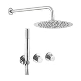 Built in chrome single handle shower with cold water inlet Selva by Valaz