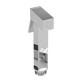Bidet faucet built in with a square design and a bright chrome finish by Valaz