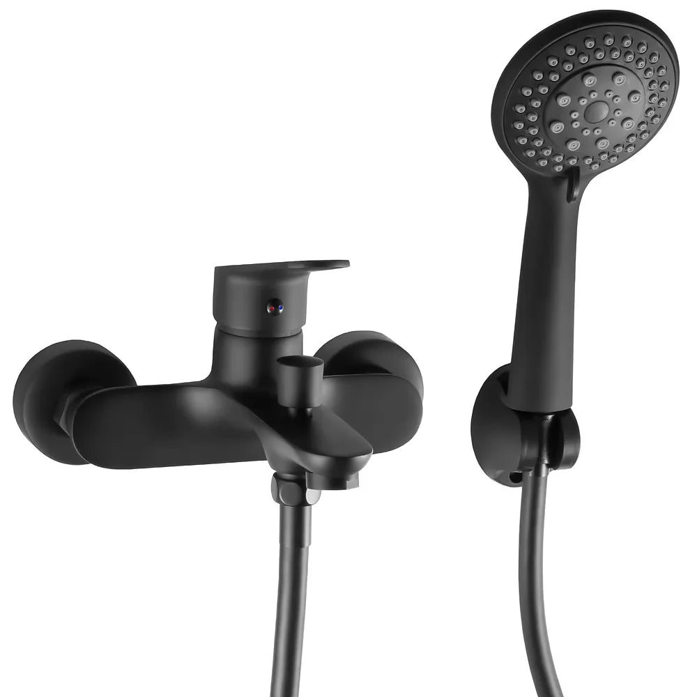 Grifo de bañera ducha monomando negro mate Pisuerga de Valaz Valaz