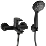 Grifo de bañera y ducha monomando negro mate Magro de Valaz