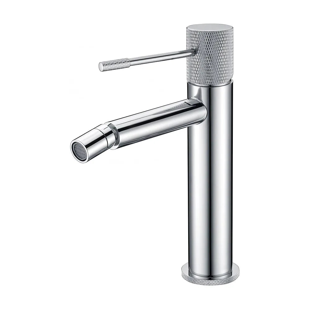 Grifo de bidé monomando caño recto cromado maneta luxury Casares de Valaz Valaz