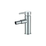 Round chrome brass bidet faucet single handle Jabalón by Valaz