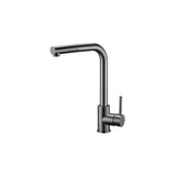 Pull out kitchen faucet round single handle gunmetal brass Amur by Valaz