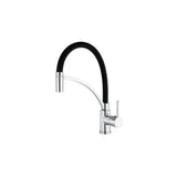 Flexible Kitchen Faucet with Single Handle and Swivel Spout Chrome Finish Pas by Valaz