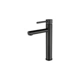 Mitigeur de lavabo haut eau froide à bec droit en noir mat Nansa de Valaz