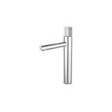 Robinet de lavabo haut mitigeur à bec droit rond en laiton chromé Bidasoa de Valaz