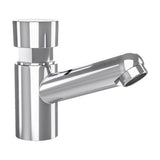 Chrome basin faucet with timer push button Navia by Valaz
