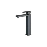 Robinet de lavabo à bec haut mitigeur en laiton noir mat Guadalete de Valaz