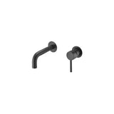 Concealed single-lever basin tap in matte black Deva by Valaz