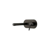 Rubinetto lavabo incasso a parete monocomando in ottone nero opaco Duero di Valaz