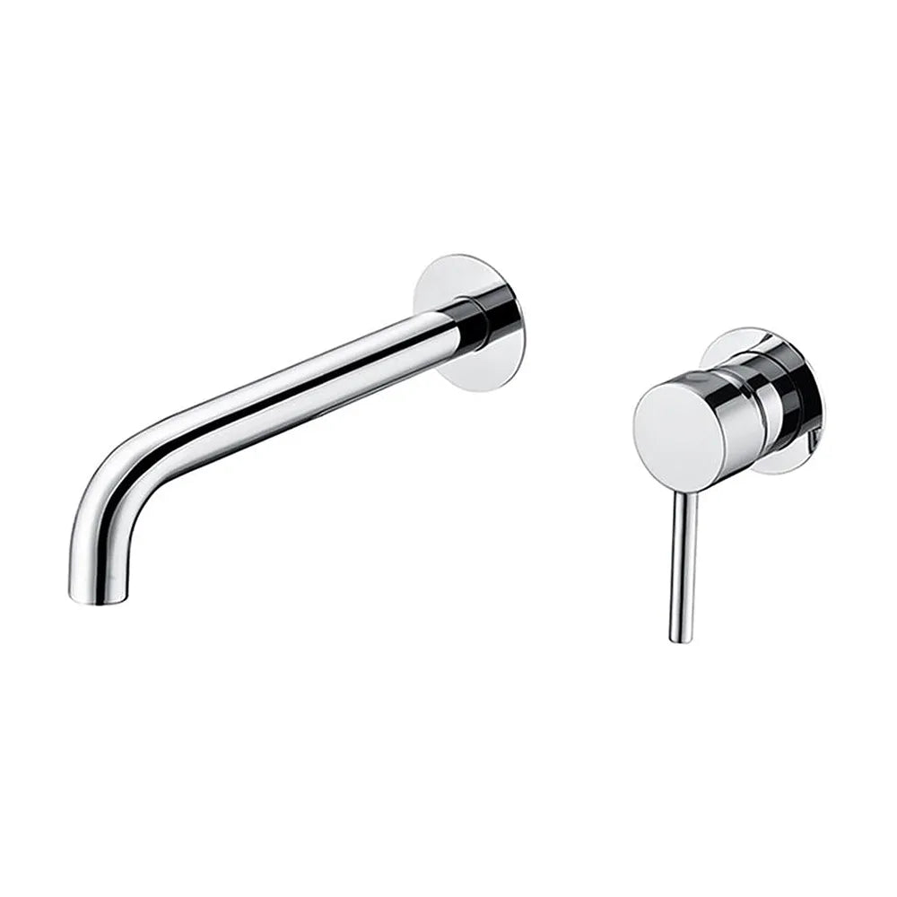Grifo de lavabo empotrado monomando con caño de 26 cm en cromado Deva de Valaz Valaz