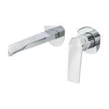 built in sink faucet round chrome design spout 21 cm single handle Vaca by Valaz