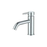 Bathroom sink faucet round single handle brass chrome finish Jabalón by Valaz