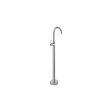 Freestanding bathtub faucet rotating single lever brass chrome finish Ebro by Valaz