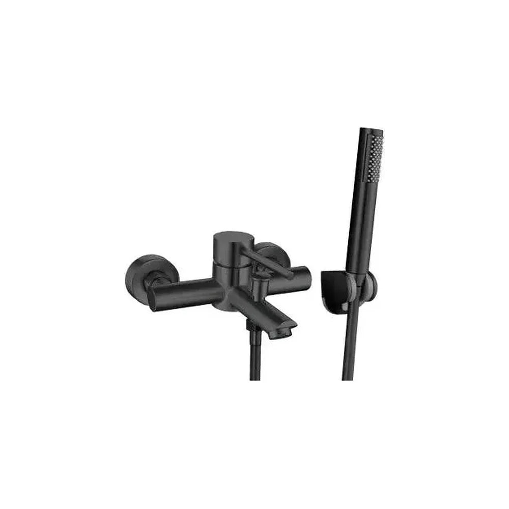 Grifo para bañera y ducha monomando con cartucho cerámico en negro mate Palancia de Valaz Valaz