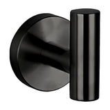 percha de baño redonda negro mate acero inoxidable SUS304 de Valaz