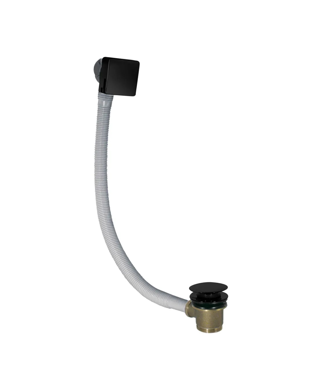 Válvula de desagüe cuadrada con Click Clack y tubo flexible Complementos Tres 0